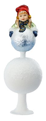 Snow Fun Innocent Hearts<br>Inge-glas Tree Topper